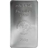 250 gramów Sztabka Srebra  Argor - Heraeus