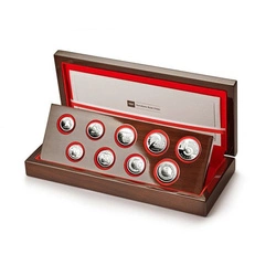 100 lat złotego - zestaw srebrnych monet NBP