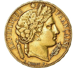 Francja, 20 Franków Ceres Różne Roczniki