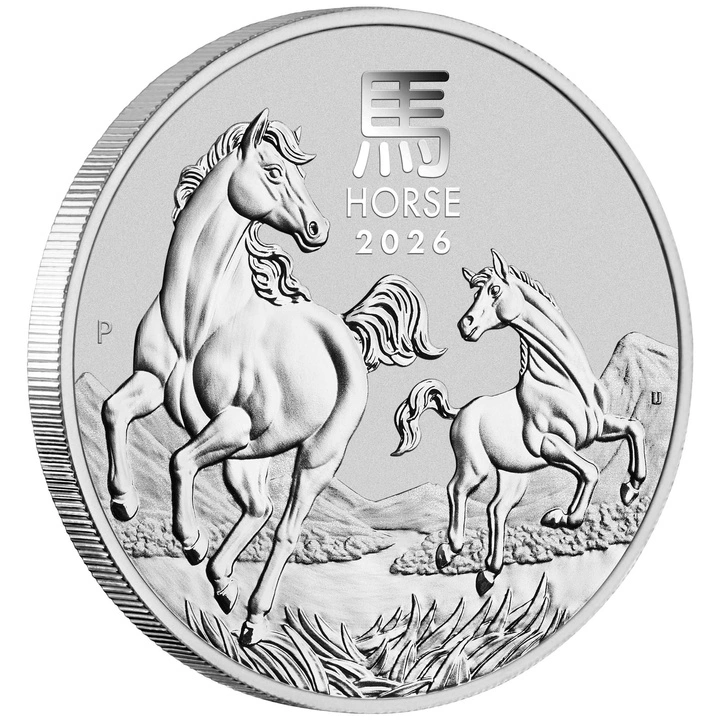 Perth Mint: Lunar III - Rok Konia 1/2 uncji Srebra 2026