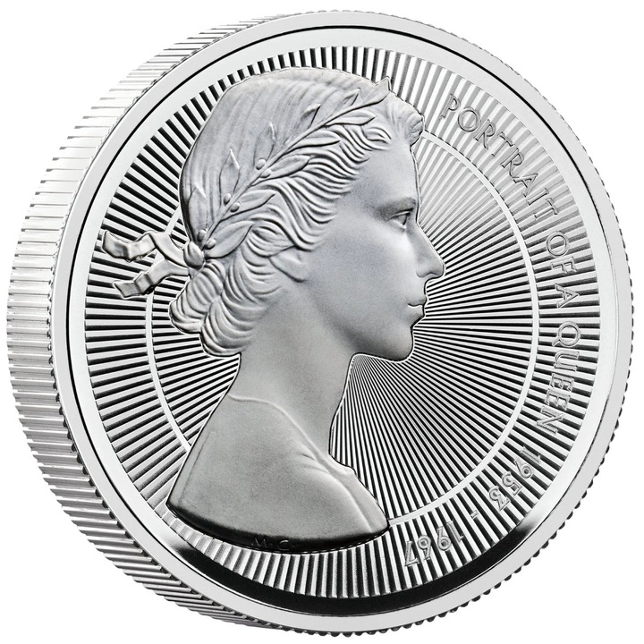 Portraits of Queen Elizabeth II - Mary Gillick Effigy £5 Srebro 2026 Proof Piedfort
