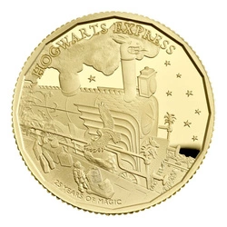 Harry Potter: Hogwarts Express 1/4 uncji Złota 2022 Proof 
