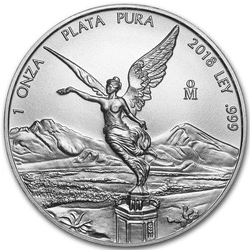 Mexican Libertad 1 uncja Srebra 2018