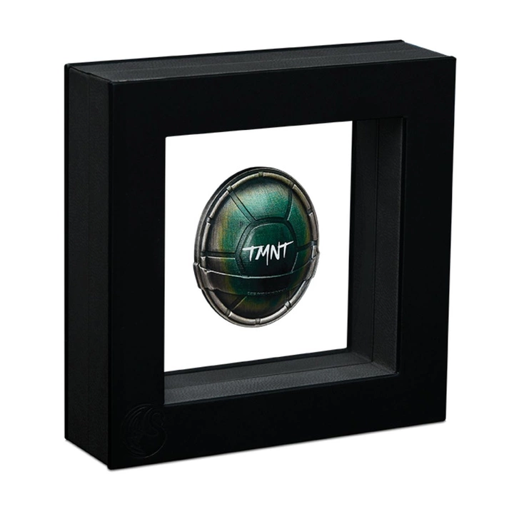 Tuvalu: Teenage Mutant Ninja Turtles - Domed Shell kolorowany 1.5 uncji Srebra 2024 Antiqued Coin