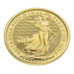 Britannia - Queen Elizabeth II 1/4 uncji Złota 2023