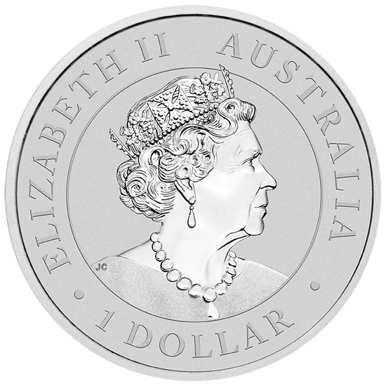 Australijski Emu 1 uncja Srebra 2022