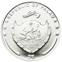 Palau: Matka Boska Licheńska pozłacana 1/2 uncji Srebra 2011 Proof