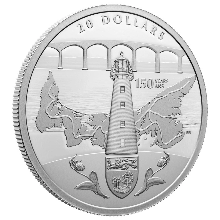 Canada: 150th Anniversary of Prince Edward Island Joining Confederation $20 Srebro 2023 Proof