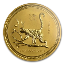 Lunar I: Rok Małpy 1 uncja Złota 2004