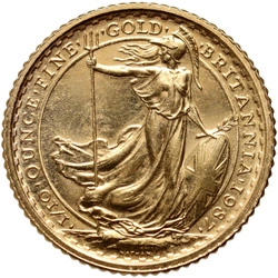 Britannia 1/10 uncji Złota 1987