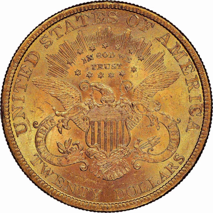 Liberty Head $20 Złoto 1895