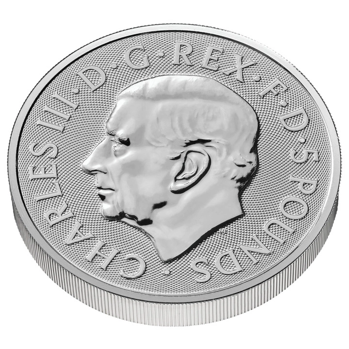 The Royal Tudor Beasts: Queen's Lion 2 uncje Srebra 2026