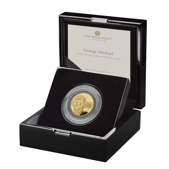 George Michael 2 uncje Złota 2024 Proof