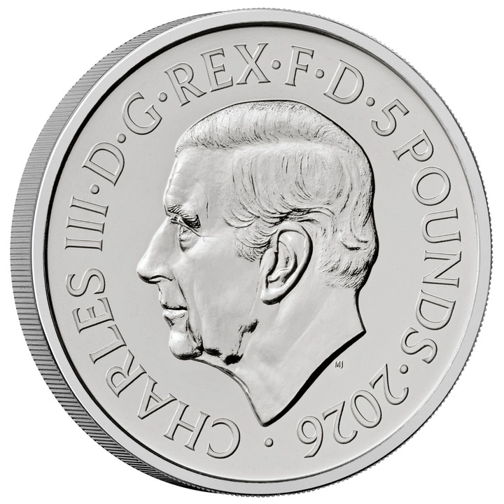 Portraits of Queen Elizabeth II - Mary Gillick Effigy £5 Miedzionikiel 2026