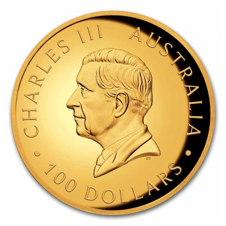 Łabędź 1 uncja Złota 2025 Proof High Relief