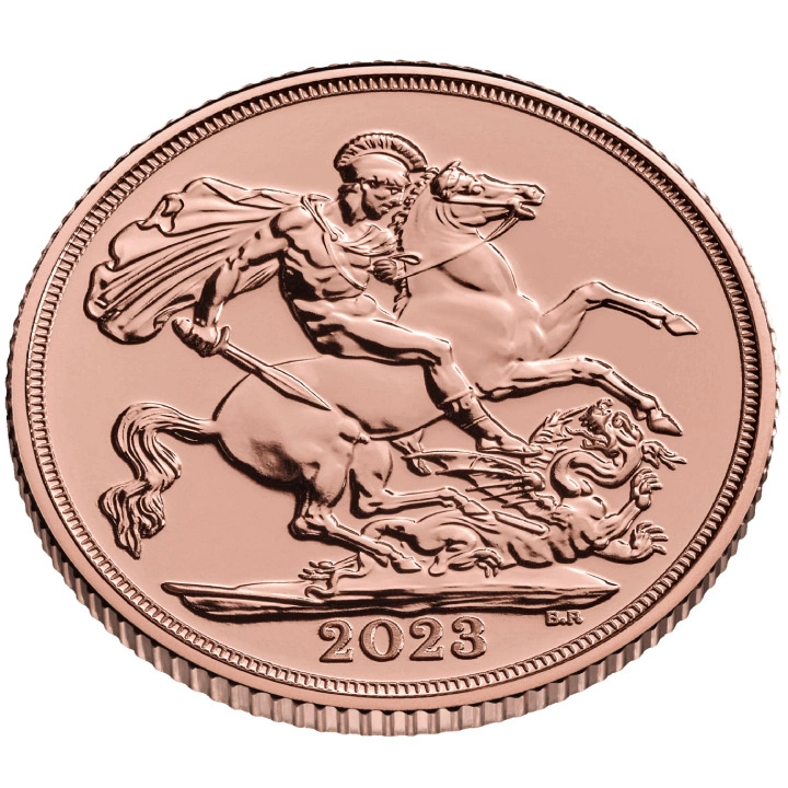 Wielka Brytania: The Coronation 1/4 Sovereign 2023