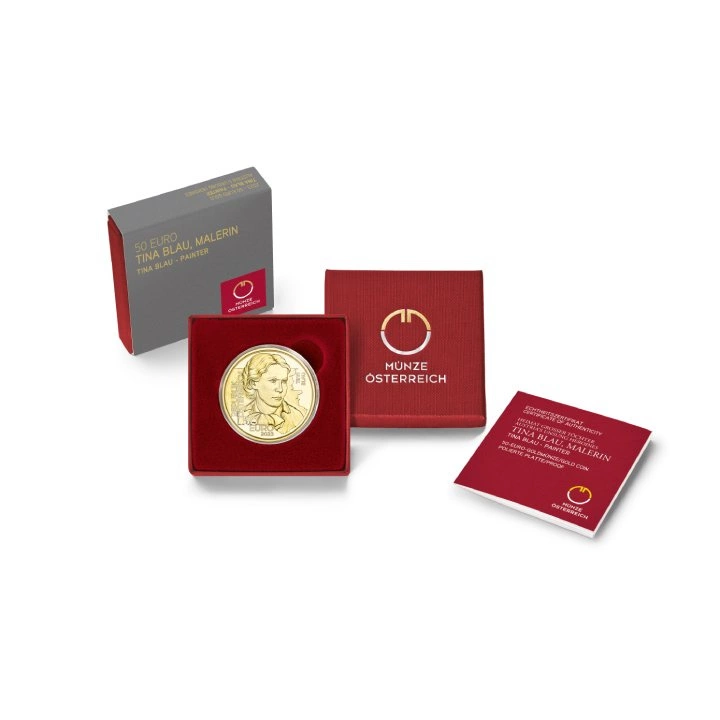 Tina Blau - Painter 1/4 uncji Złota 2023 Proof