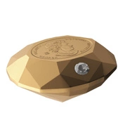 Canada: Forevermark Black Label Oval Diamond $500 Złoto 2023 Shaped Matte Proof Coin