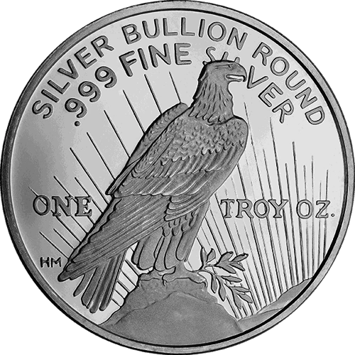 Dolar Wolności 1 uncja Srebra Round