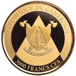 Cameroon: Cheetah 1 uncja Złota 2022 Proof