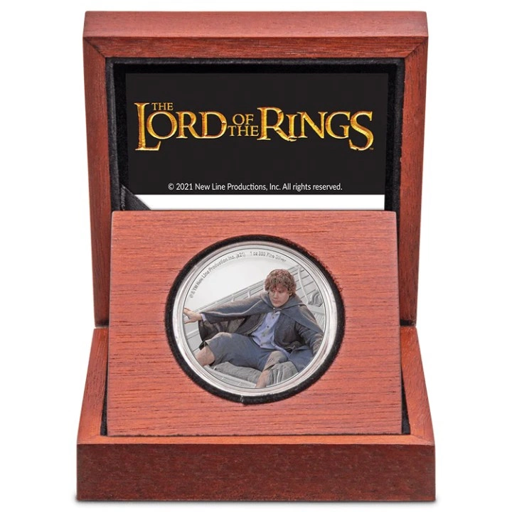 Niue: The Lord of the Rings - Samwise Gamgee kolorowany 1 uncja Srebra 2021 Proof