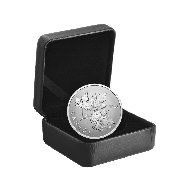 Kanadyjski Liść Klonowy “Gleaming Maple Leaf” $10 Srebro 2026 Reverse Proof