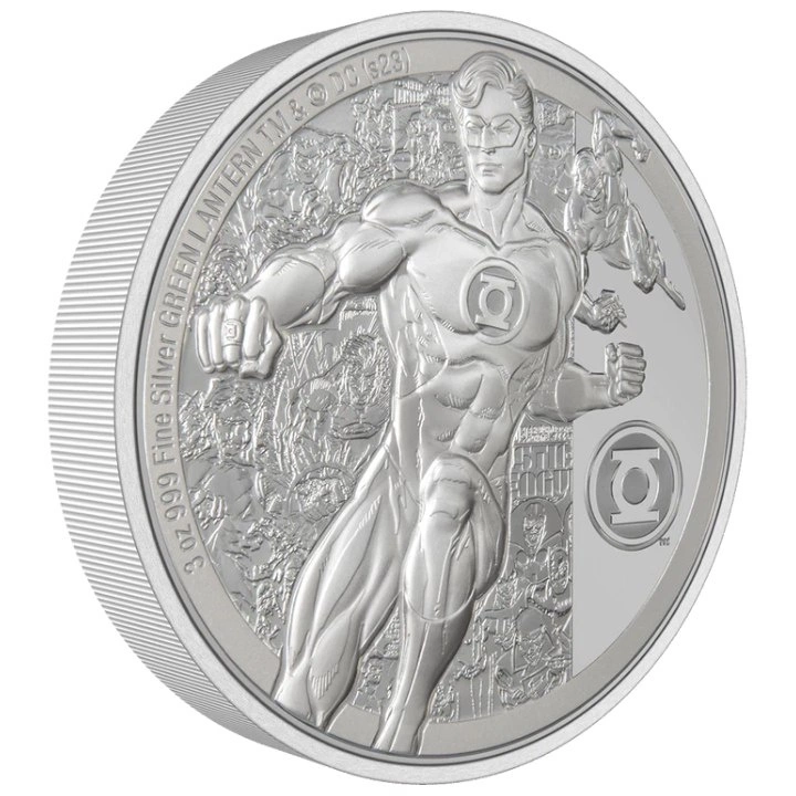 Niue: DC Comics - Green Lantern 3 uncje Srebra 2023 Proof