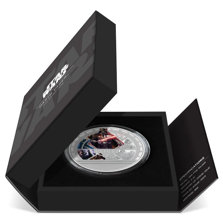 Niue: Star Wars - Darth Vader kolorowany 3 uncje Srebra 2023 Proof