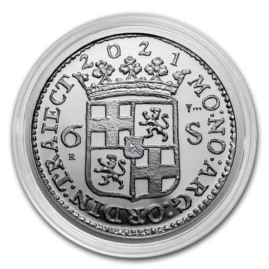 Niderlandy: Ship Shilling 1 uncja Srebra 2021 (Reedycja)