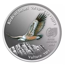 Vulture kolorowany 1/2 uncji Srebra 2018
