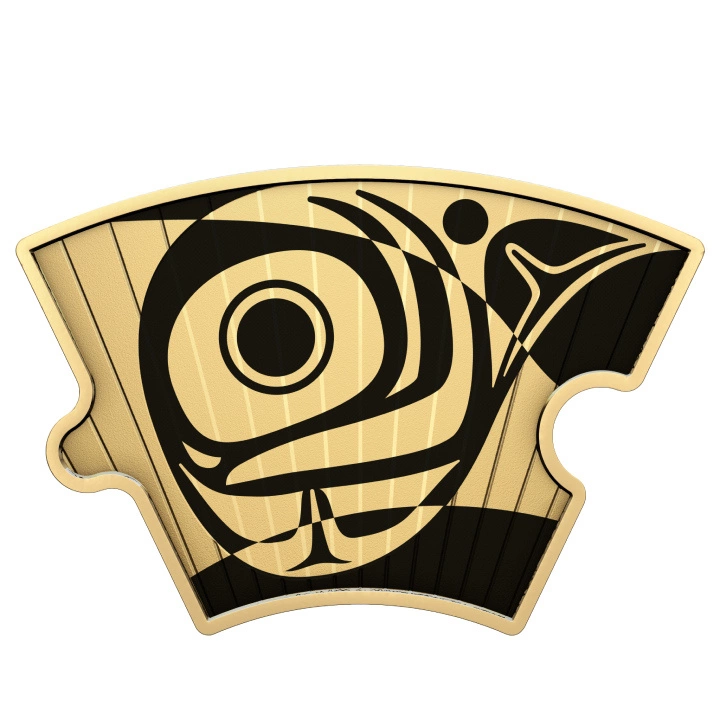 Zestaw Canada: The Celestial Circle kolorowany, pozłacany 8 srebrnych monet puzzli 2023 Proof