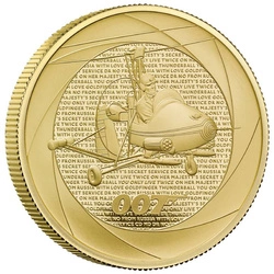 Bond Films of the 60s 2 uncje Złota 2023 Proof