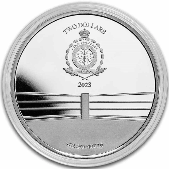 Niue: Muhammad Ali: Rumble In The Jungle 1 uncja Srebra 2023