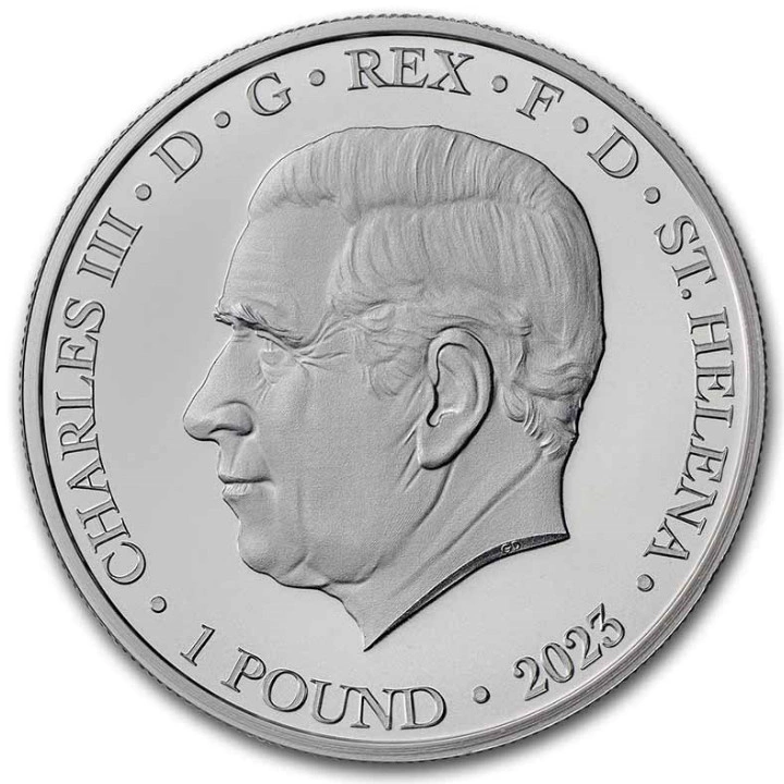 St Helena: Goddesses - Eos and the Horses 1 uncja Srebra 2023