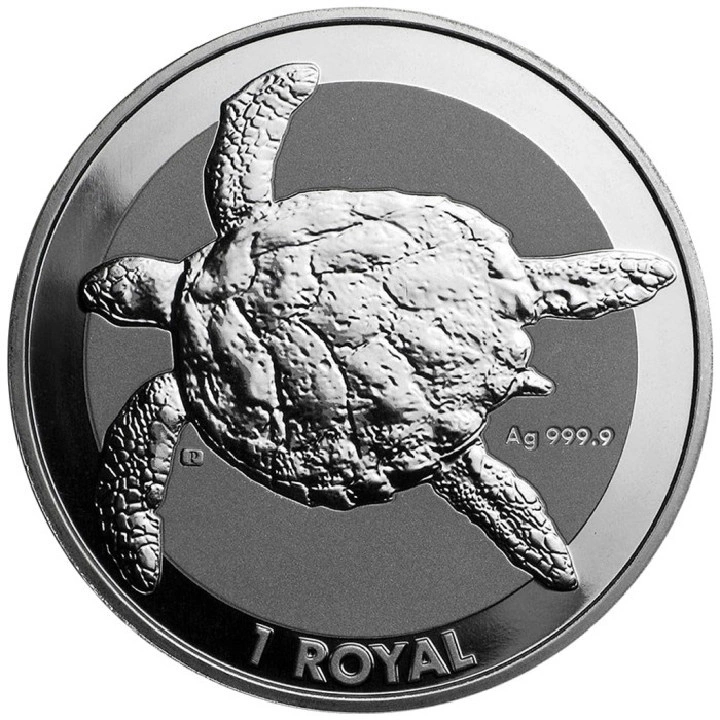 British Indian Ocean Territory: Sea Turtle 1 Royal 1 uncja Srebra 2020