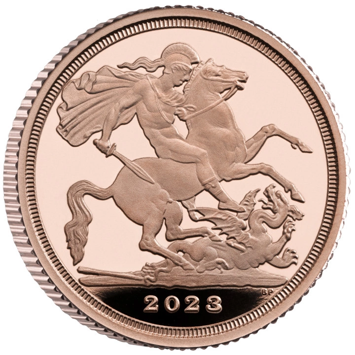 Wielka Brytania: The Coronation of His Majesty King Charles Sovereign Zestaw 5 monet 2023 Proof