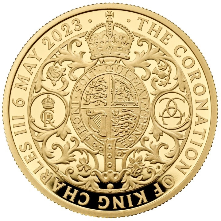 The Coronation of His Majesty King Charles III 1 uncja Złota 2023 Proof