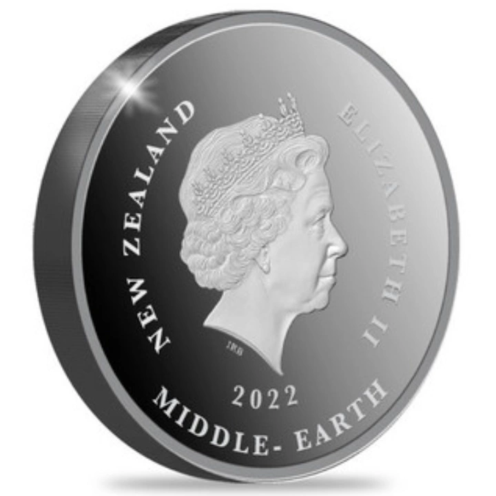 Zestaw 2 monet The Lord of the Rings: The Two Towers - 20. rocznica filmu kolorowany Miedzionikiel 2022