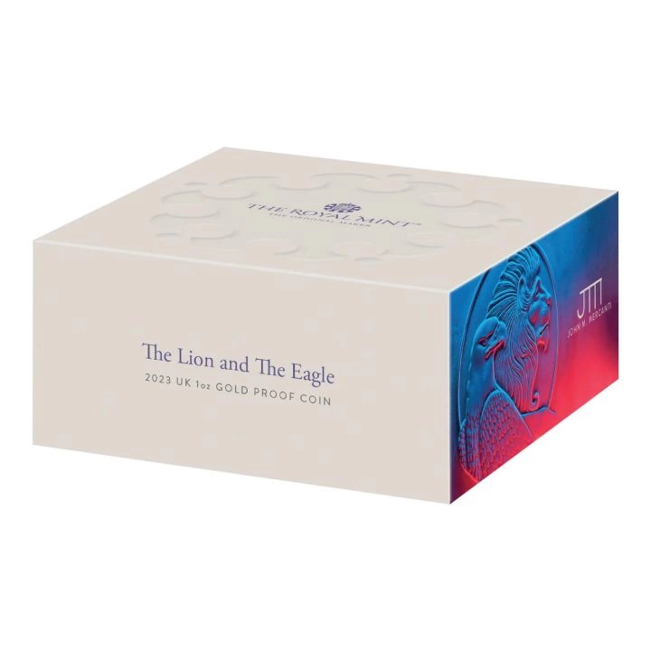 The Lion and The Eagle 1 uncja Złota 2023 Proof