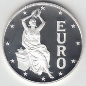 Androrra 1 dinar 7,70 gram Srebra 1997 Round Proof