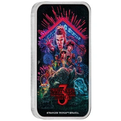 Stranger Things - Season 3 kolorowany 1 uncja Srebra 2026 Proof