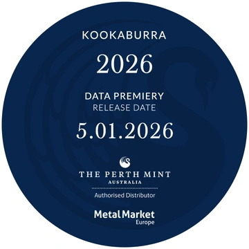 Kookaburra 1000 gramów Srebra 2026