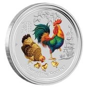 Lunar II: Rok Koguta 1/4 uncji Srebra 2017 (Melbourne Stamp & Coin Show)