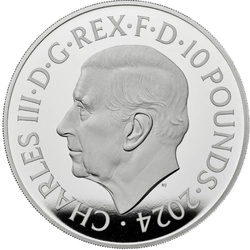 The Royal Tudor Beasts: The Seymour Unicorn 5 uncji Srebra 2024 Proof