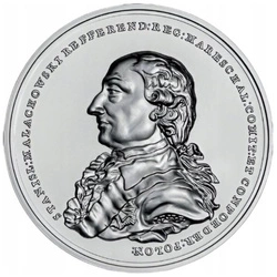 Skarby sztuki medalierskiej - Stanisław Małachowski 50 zł Srebro 2025 High Relief 	