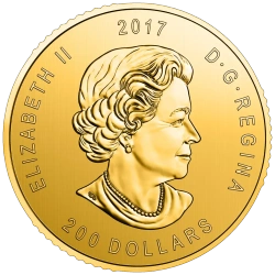 Zew natury: Jeleń Wapiti 1 uncja Złota 2017