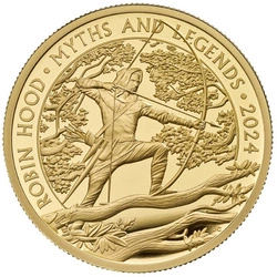 Myths & Legends: Robin Hood 1 uncja Złota 2024 Proof