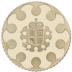 Zestaw 5 monet Wielka Brytania Miedzionikiel 2023 Premium Proof Commemorative Coin