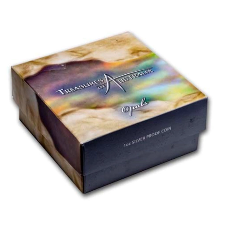 Treasures of Australia: Opals 1 uncja Srebra 2008 Proof