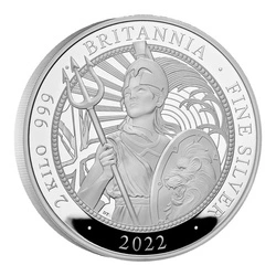 Britannia 2000 gramów Srebra 2022 Proof